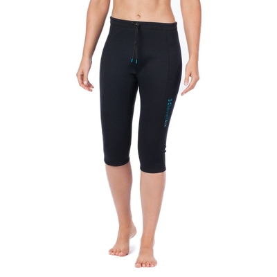 A cintura e o cabo altos da tração Sup calças do roupa de mergulho/calças Capri do preto fornecedor