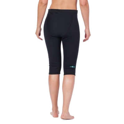 A cintura e o cabo altos da tração Sup calças do roupa de mergulho/calças Capri do preto fornecedor