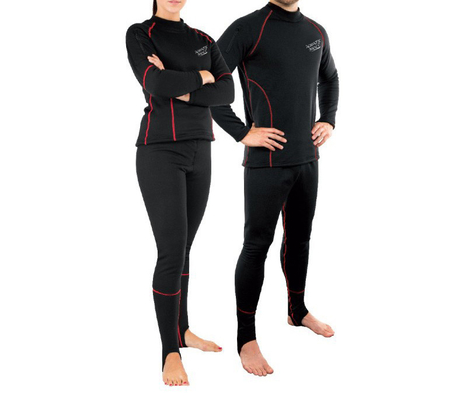 Roupas de baixo de Drysuit do mergulhador das partes inferiores das mulheres, roupa interior térmico brandamente longo fornecedor
