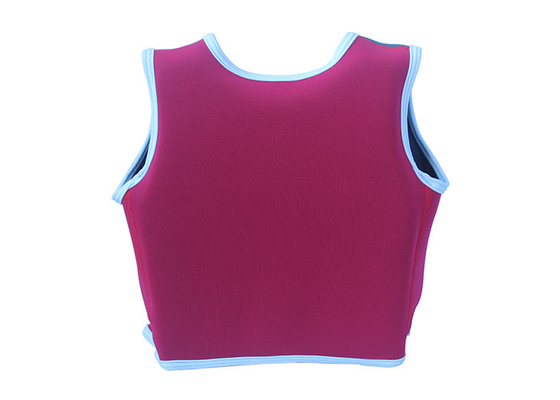 Veste infantil personalizada do flutuador da cor com logotipo da impressão do Silkscreen fornecedor