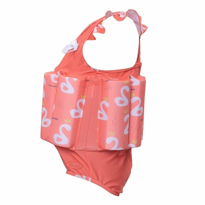 Terno cor-de-rosa do flutuador das meninas da flutuação do neopreno/veste de flutuação da natação para crianças fornecedor